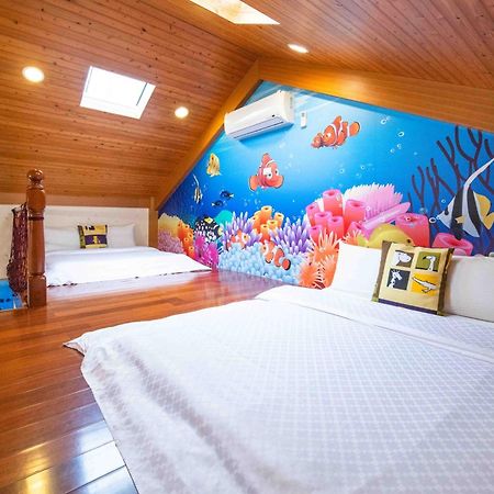 Ferienwohnung Fish House 宜蘭獨棟別墅 戲水池 生態diy 安農溪自行車 Dongshan  Exterior foto