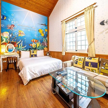 Ferienwohnung Fish House 宜蘭獨棟別墅 戲水池 生態diy 安農溪自行車 Dongshan  Exterior foto