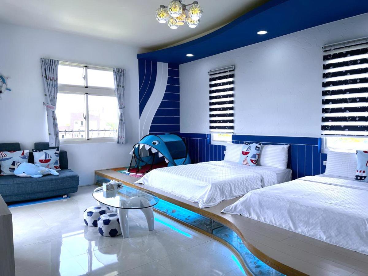 Ferienwohnung Fish House 宜蘭獨棟別墅 戲水池 生態diy 安農溪自行車 Dongshan  Exterior foto