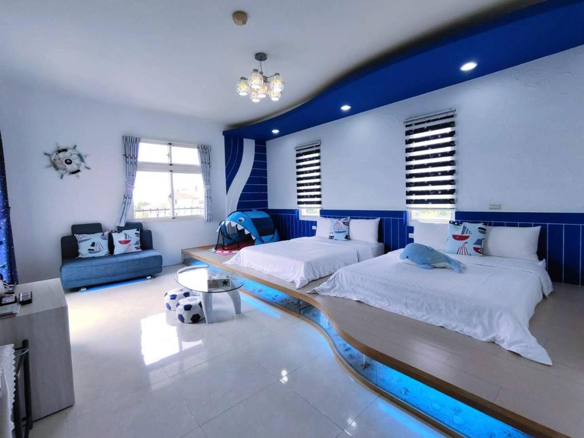 Ferienwohnung Fish House 宜蘭獨棟別墅 戲水池 生態diy 安農溪自行車 Dongshan  Exterior foto