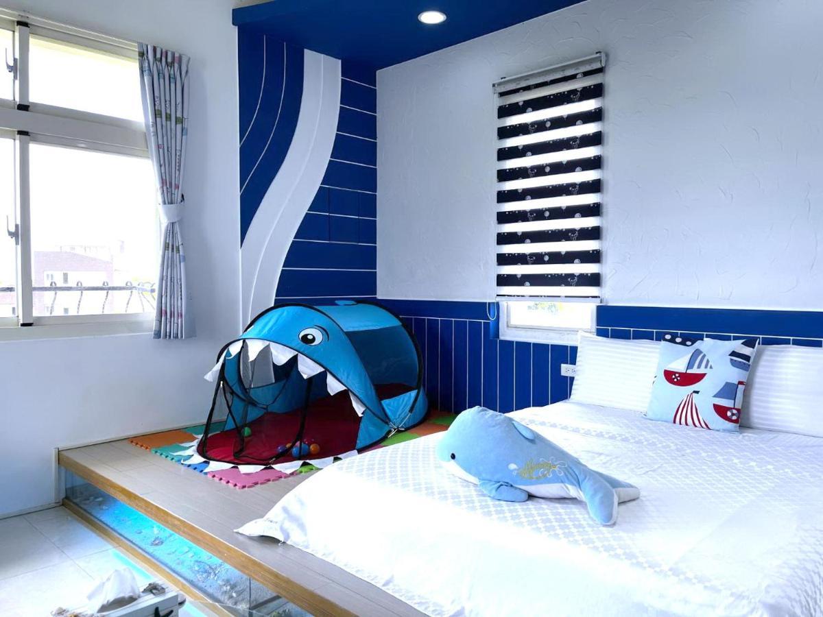Ferienwohnung Fish House 宜蘭獨棟別墅 戲水池 生態diy 安農溪自行車 Dongshan  Exterior foto