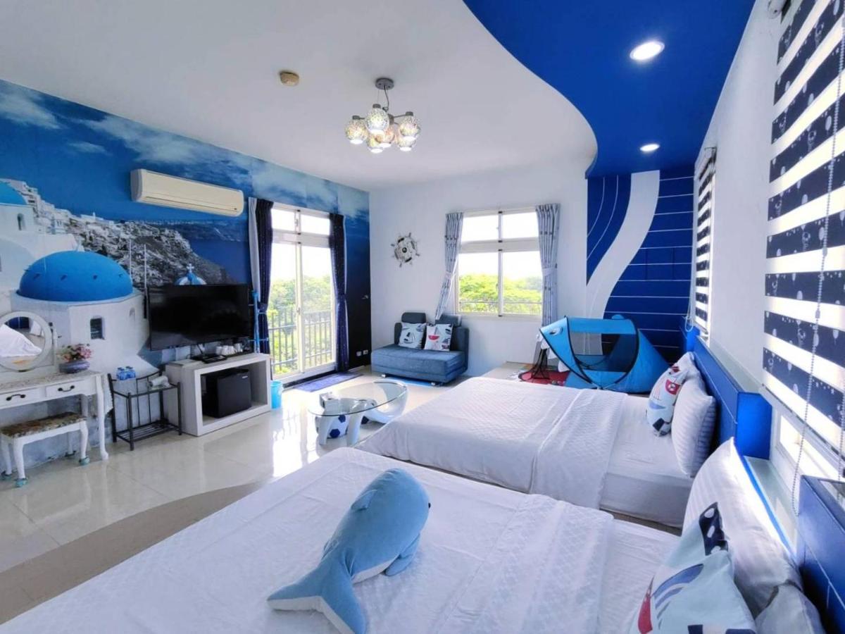 Ferienwohnung Fish House 宜蘭獨棟別墅 戲水池 生態diy 安農溪自行車 Dongshan  Exterior foto