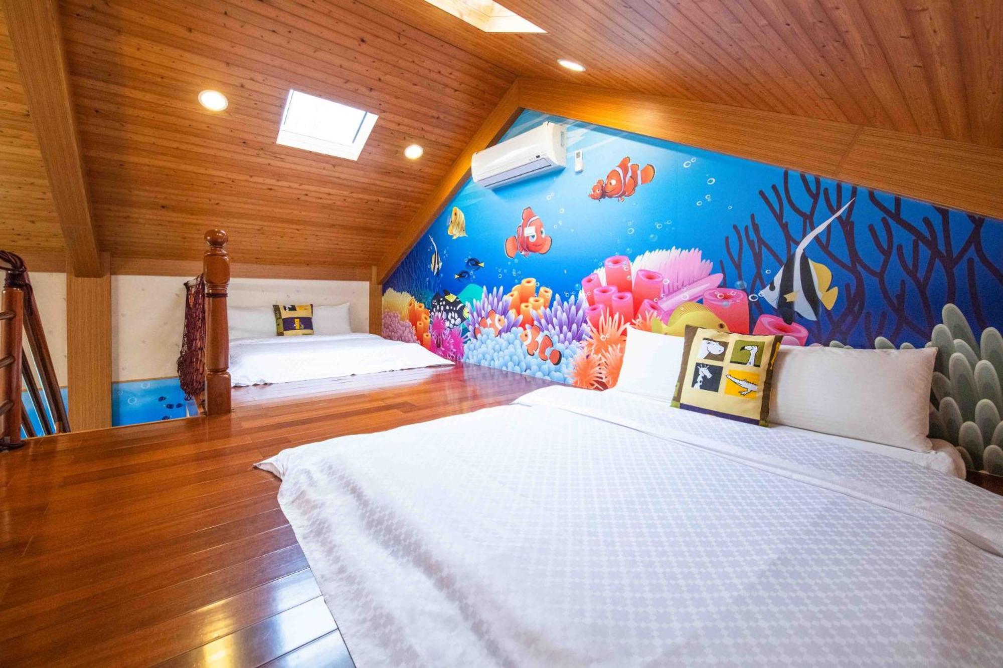 Ferienwohnung Fish House 宜蘭獨棟別墅 戲水池 生態diy 安農溪自行車 Dongshan  Exterior foto